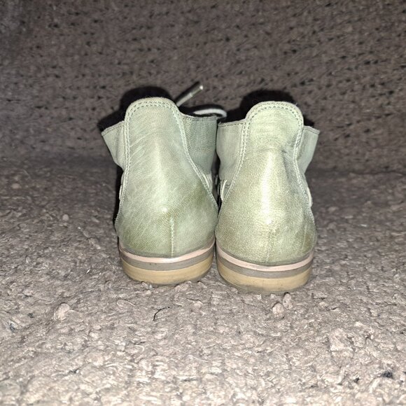 OFFICE London-Sage Green Nubuck Fisherman/Ghillie Sandals-Sz 40-Excellent - Picture 6 of 8